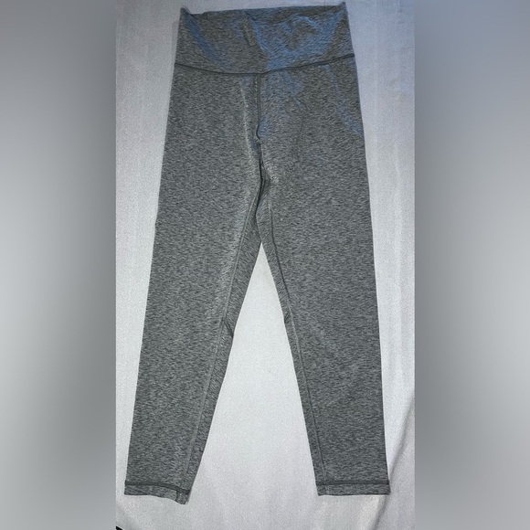Adidas Women's Heather Gray Leggings - Picture 1 of 7